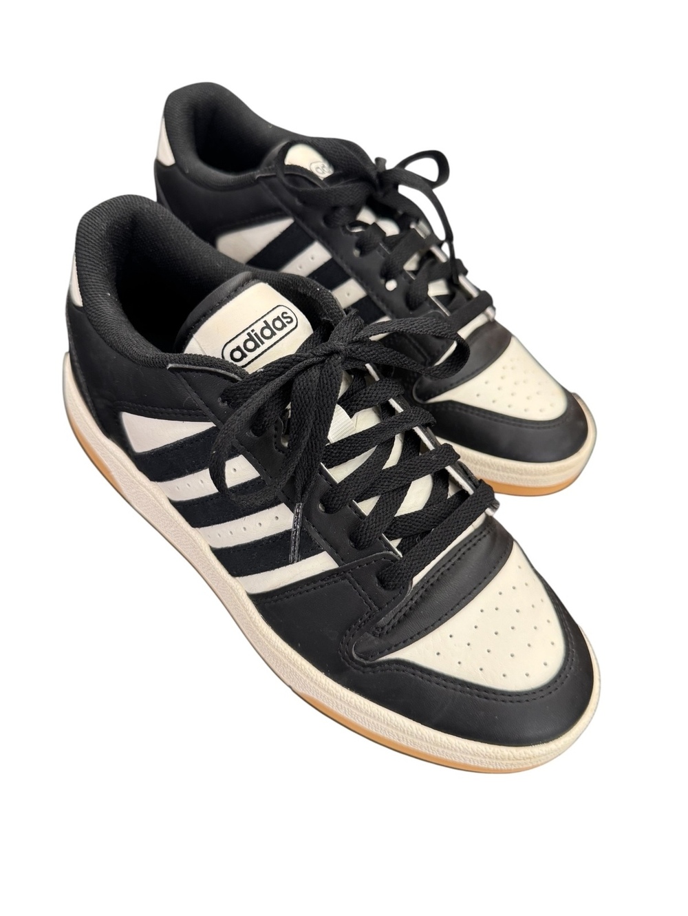 Adidas Break Start Black White Gum Sneakers Youth 6 / Women’s 7